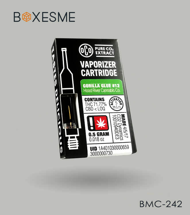 Custom CBD Vape Oil Cartridge Packaging